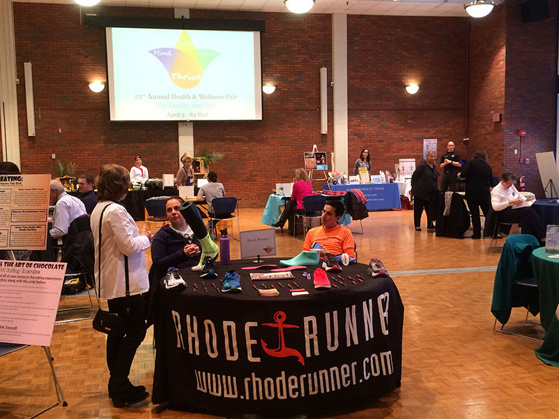 Group photo at health and wellness center